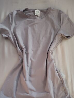 PINK Victoria's Secret Lavender Short Sleeve Crew Tee